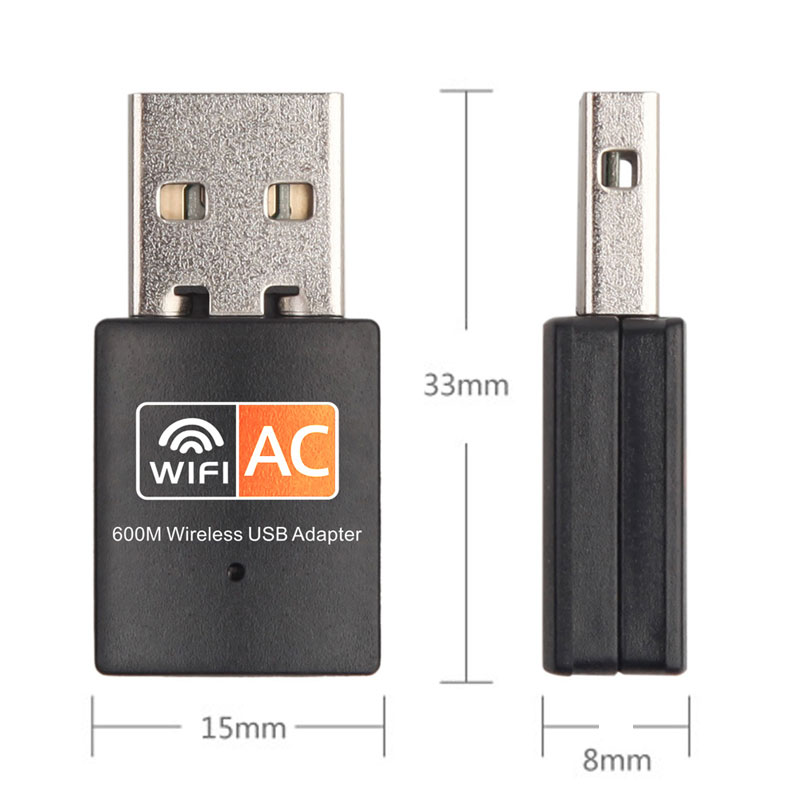 Adaptateur Wifi USB 600Mbps Usb Ethernet Enchufe WiFi carte réseau sans fil adaptateur Wi-fi Usb adaptateur Wifi Dongle Ethernet adaptateur NC4501AC