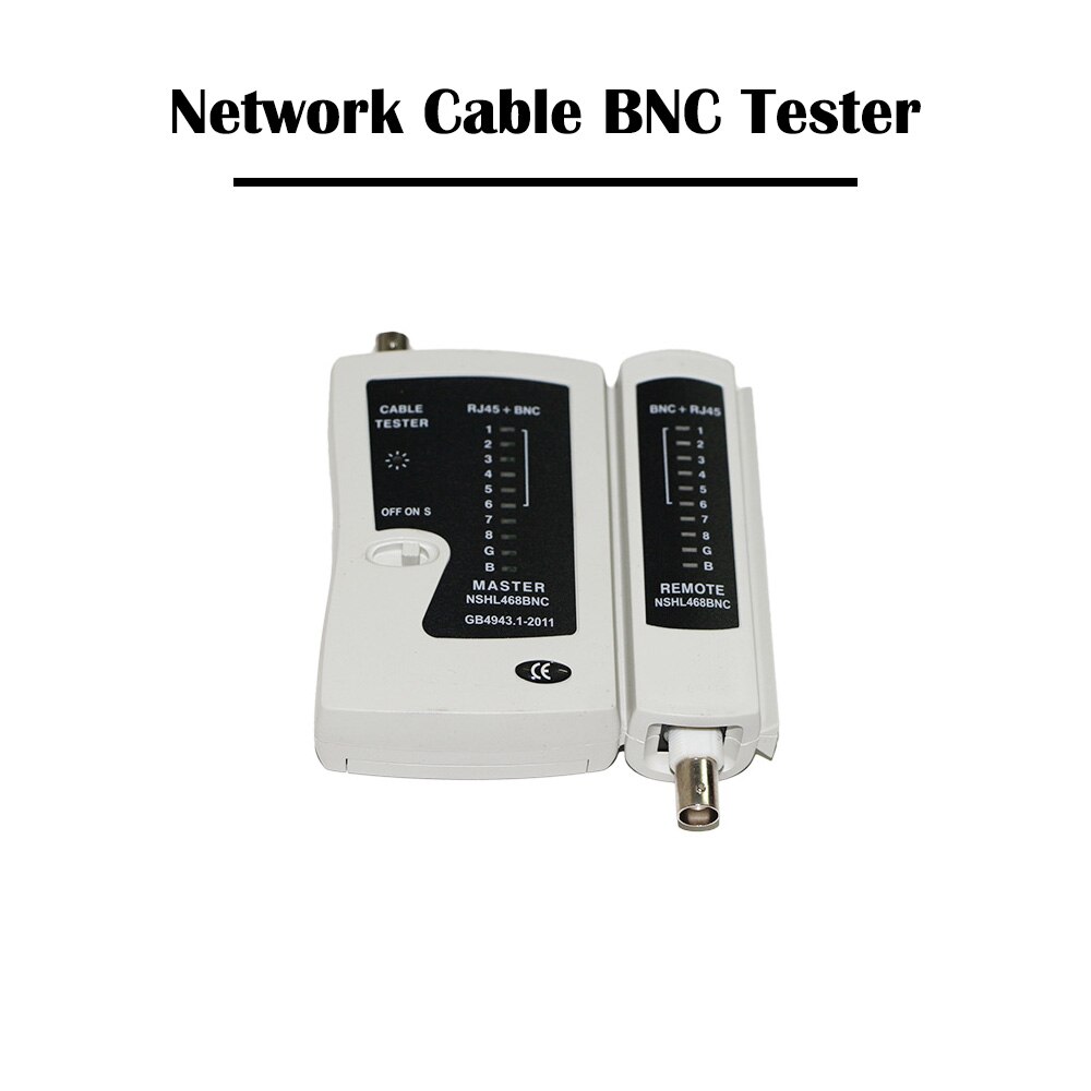 Nätverkskabel testare koaxialkabel testare för telefonkabel, koaxialkabel  rg59/rg6 cctv nätverk ethernet