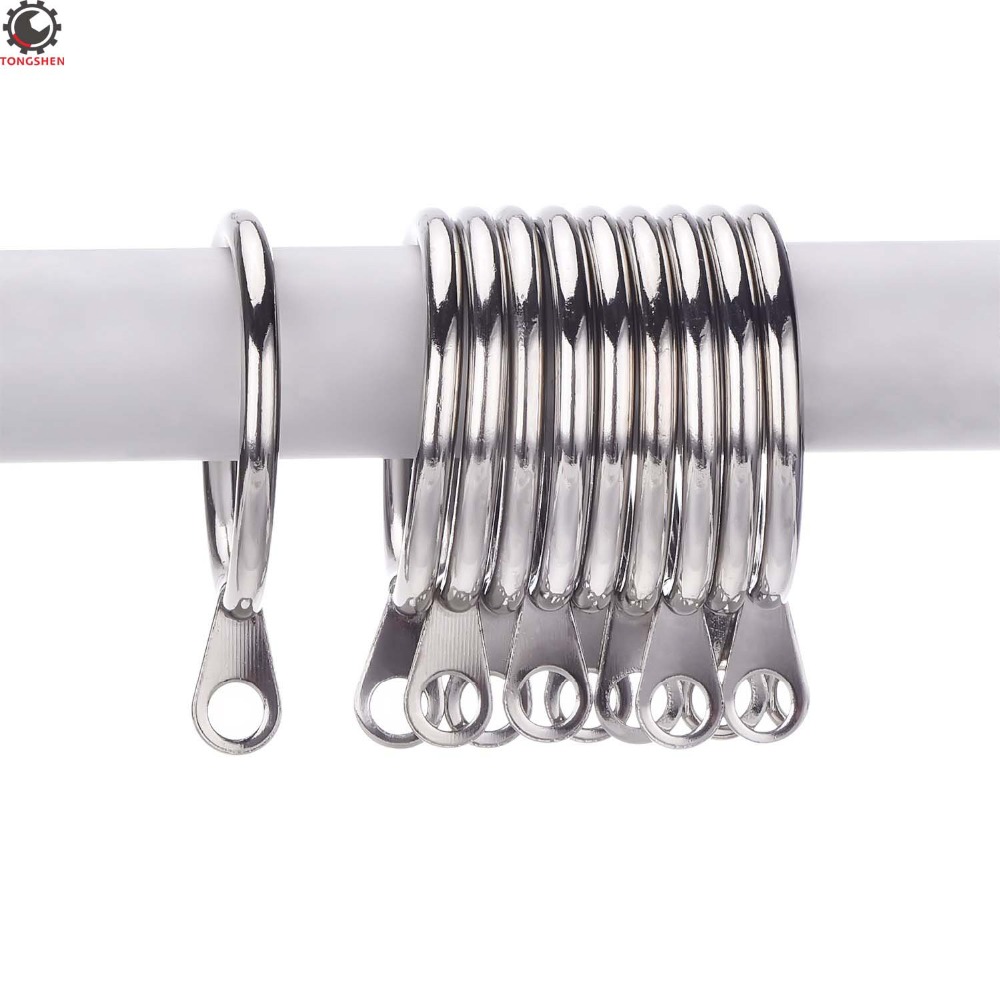 20 pakke metal gardin ringe hængende ringe til gardiner og stænger bade bruser gardin ringe kroge gardin tilbehør