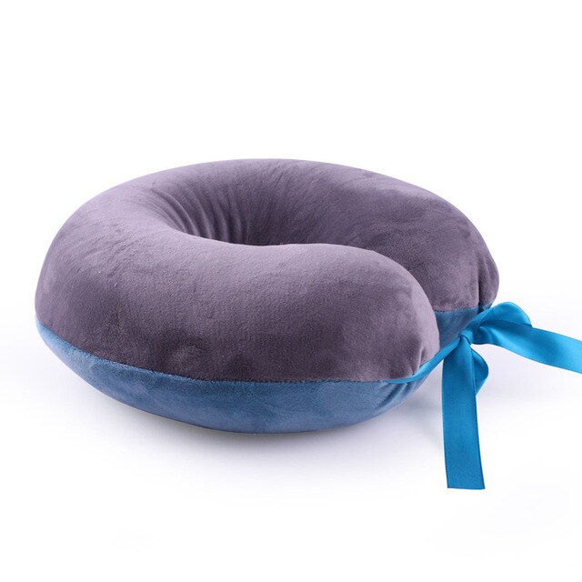 Natuurlijke Latex Reizen Nek Kussen Voor Vliegtuig U-Vormige Kussen Orthopedisch Kussen Kussens Oreiller Almohada Cervicale Poduszkap
