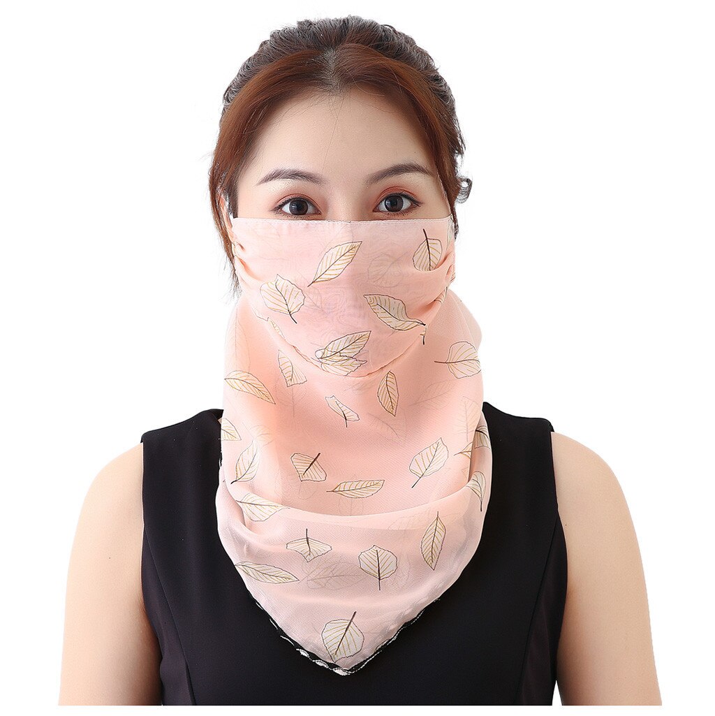 2pc Unisex Face Neck Cover Scarf Earloop Face Mask Balaclava Breathable Scarf Bandana Outdoor Sport Bike Sun Protection Scarves: Pink