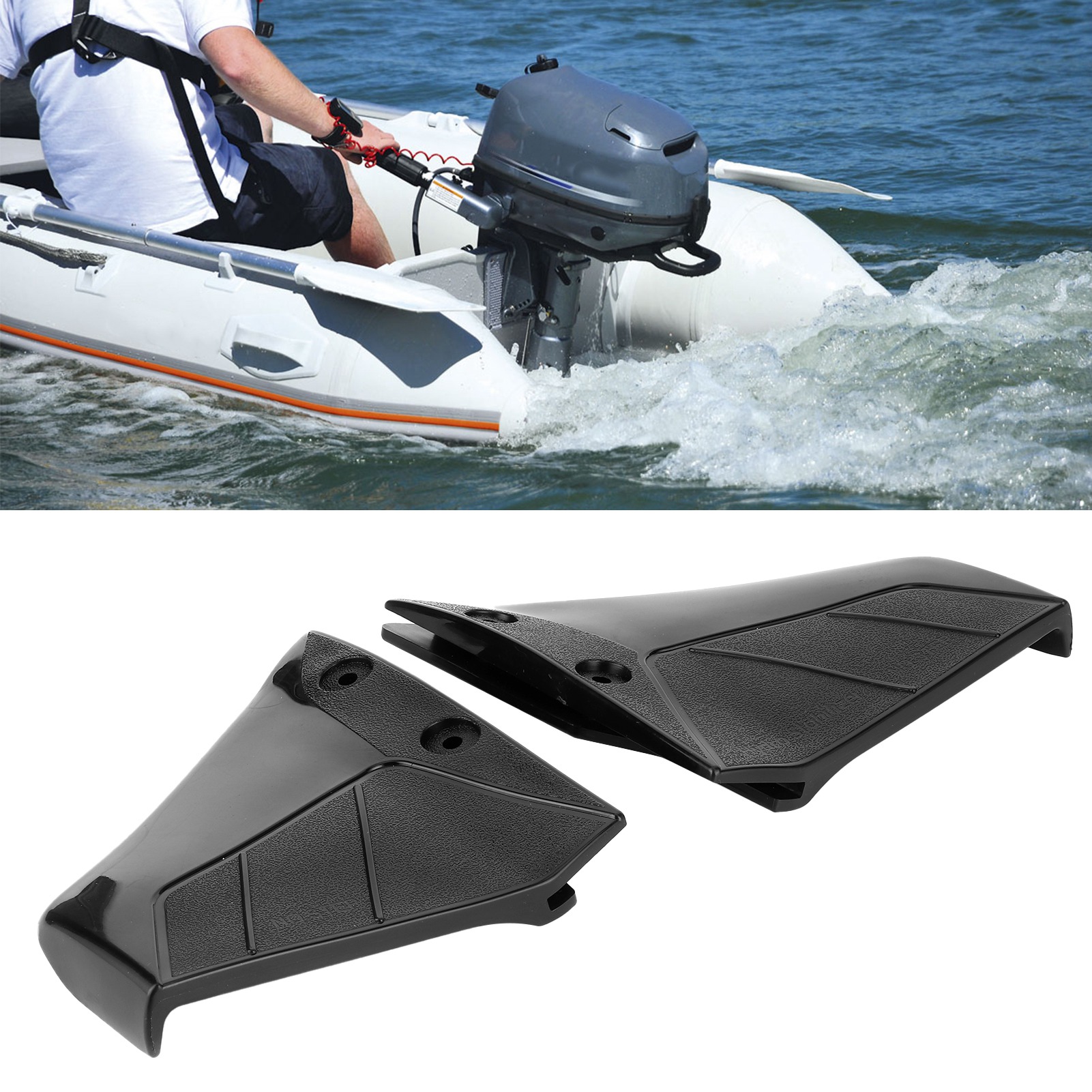 Bootonderdelen Paar Kleine Draagvleugelboot Motor Stabilisator Enigne Componenten Voor 4-50 Pk Buitenboordmotor Met Moer Draagvleugelboot Stabilisator