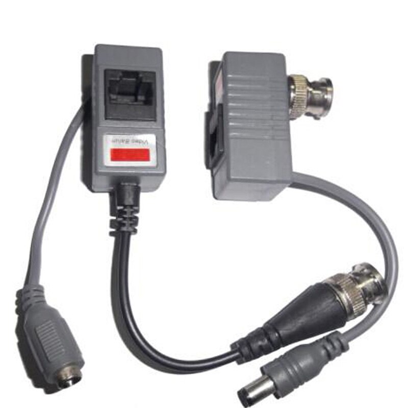 Cctv Camera Accessoires Video Balun Transceiver Bnc Utp RJ45 Power Over CAT5/5E/6 Kabel