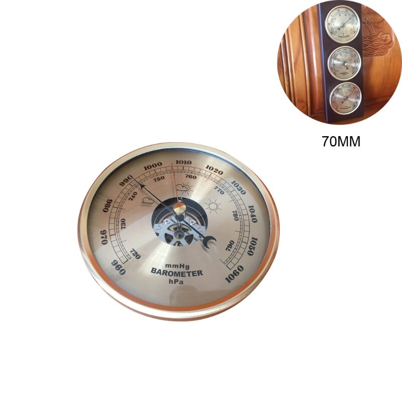 Zauberstab Montiert Barometer Luftdruck Überwachung Instrument Genaue nasser Vorhersage mmHg/hPa nasser Vorhersage: Grün