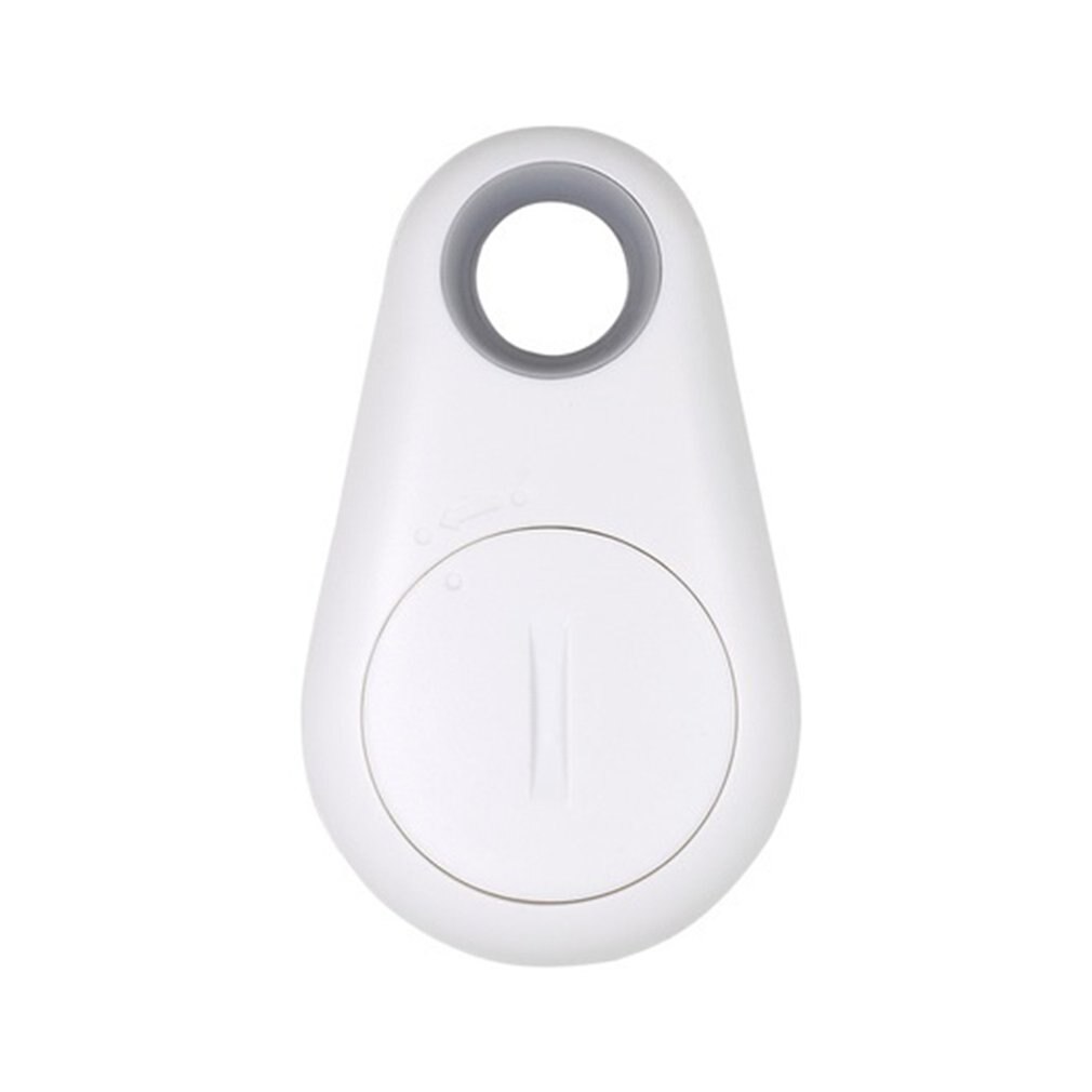 Smart Afstandsbediening Anti Verloren Sleutelhanger Alarm Bluetooth Tracker Key Finder Tags Keyfinder Localizador Bi-Directionele Finder: WHITE