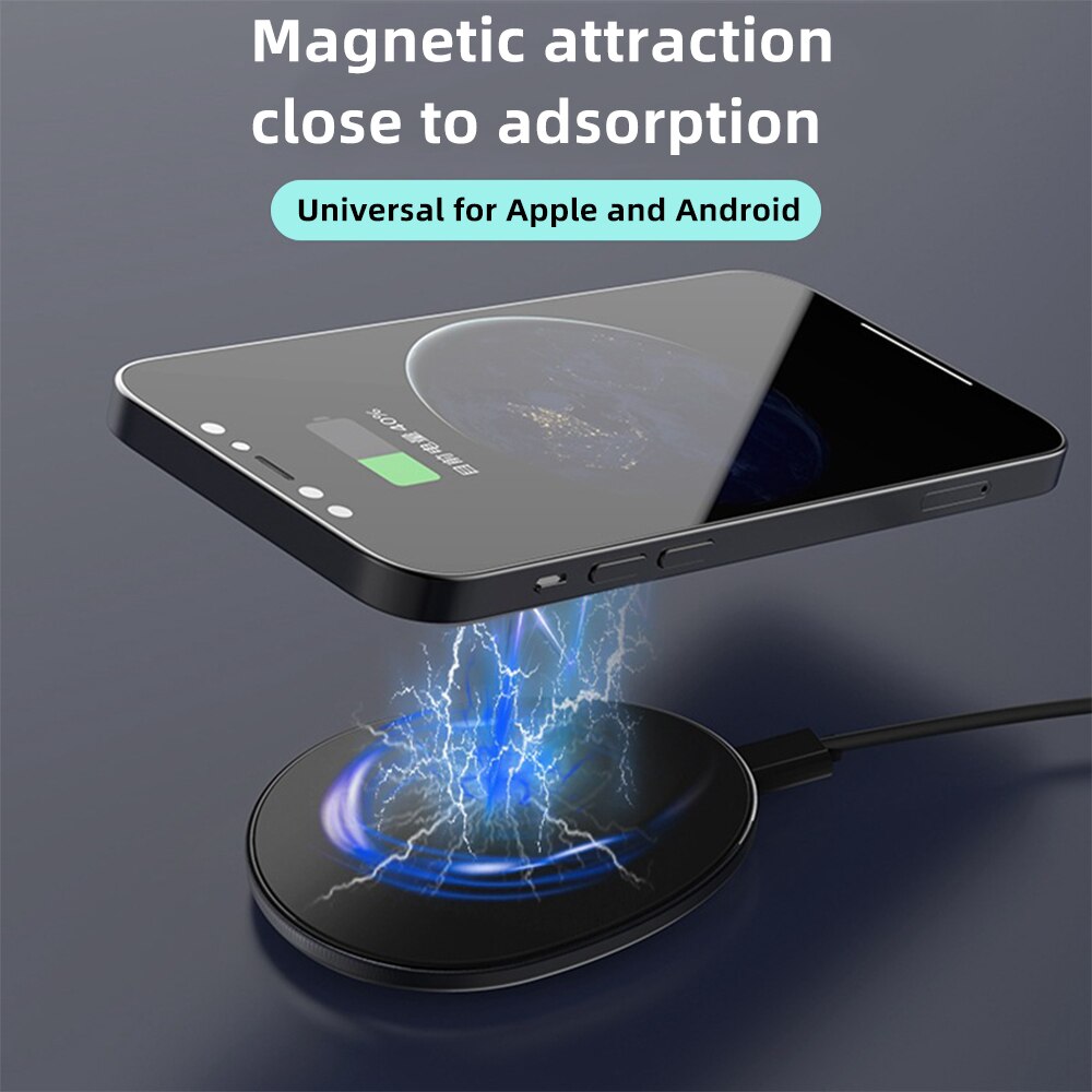 15W Qi Wireless Charger For iPhone 12 Pro MAX 12 Mini Fast Wireless Charging Induction For iPhone 12 Pro MAX Mini Charger Pad