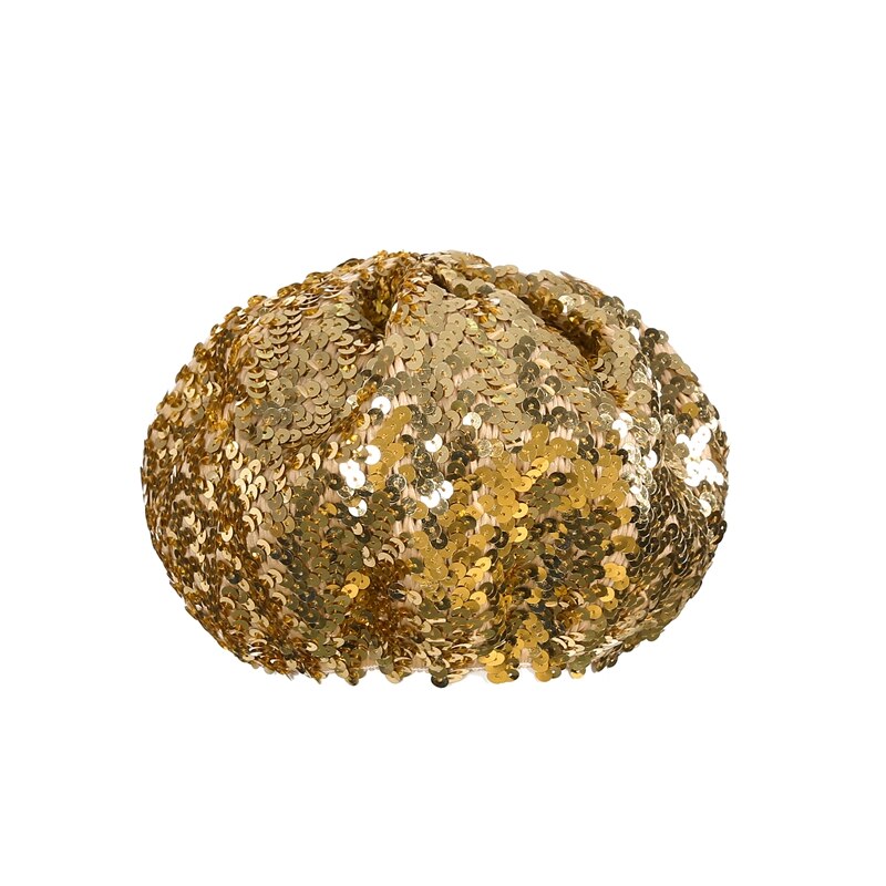 Kvinder dame stretch hæklet skinnende paillet beret hat fest beanie cap club dance