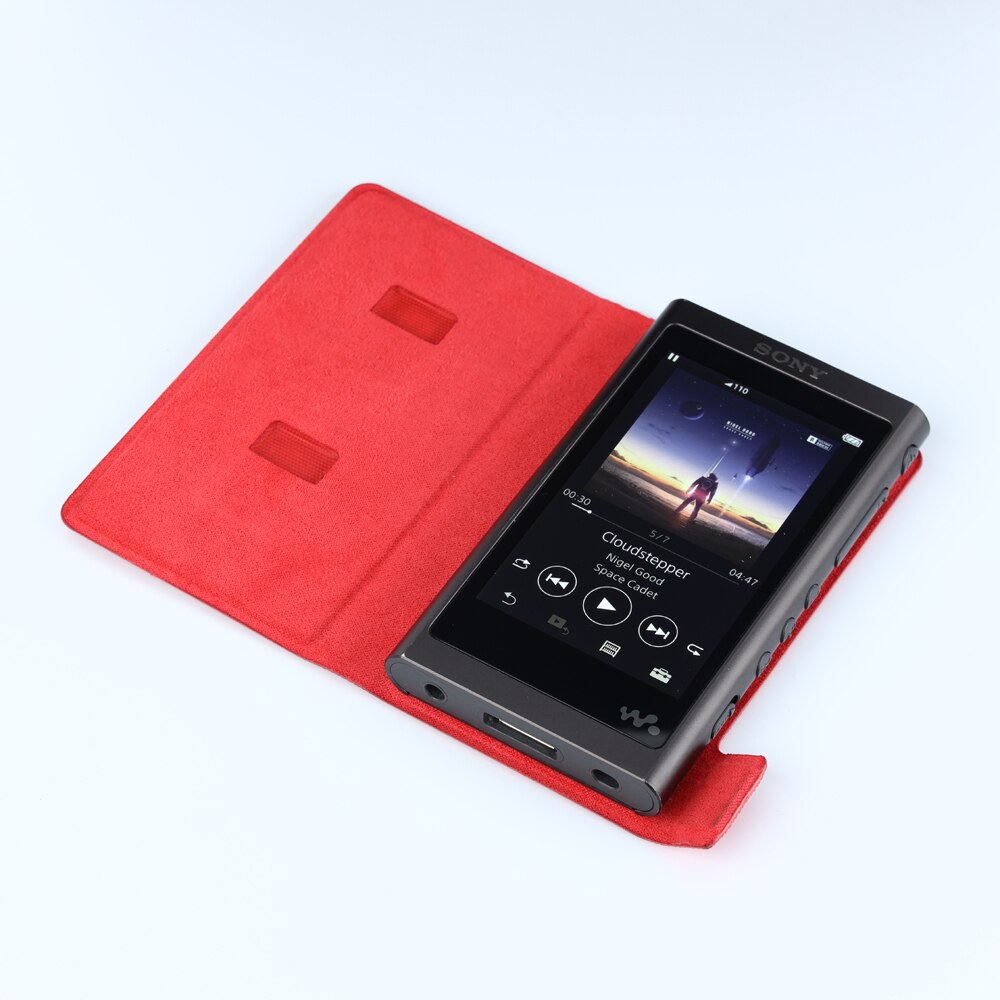 Flip Full Protective Leather Case for Sony Walkman NW-A100 A105 A105HN A106 A106HN A107 A100TPS Cover