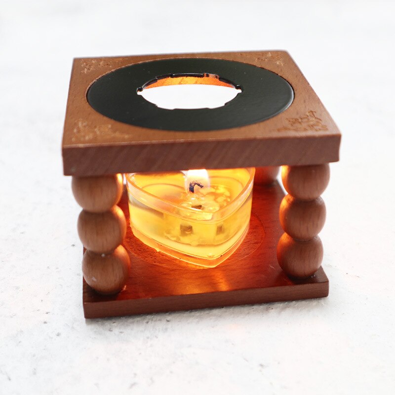 Vintage Beuken Wax Smelter Kaars Wax Smelten Pot Kleine Oven Speciale Voor Zegellak Verwarming Tool Wax Smelt Kaars Accessoires