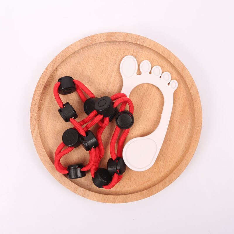 Socks Storage Organizer Sock Adjustable Non-slip Hanging Rope Hook Clips Sock Cleaning Aid Tool Socks Drying Hanger Clothesline: red