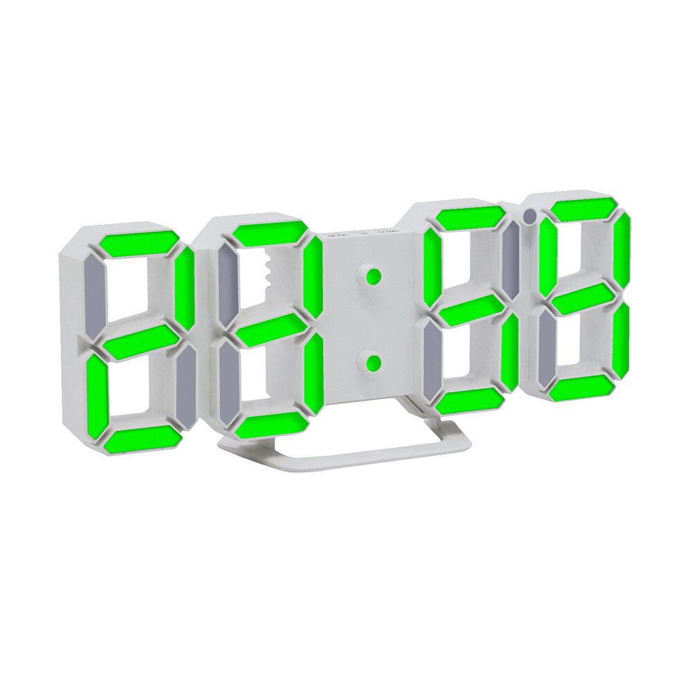 Modern Digital Led Table Desk Night Wall Clock Alarm Watch Digital Clock Display Removable Art Decal Table Clocks Home Decor: B