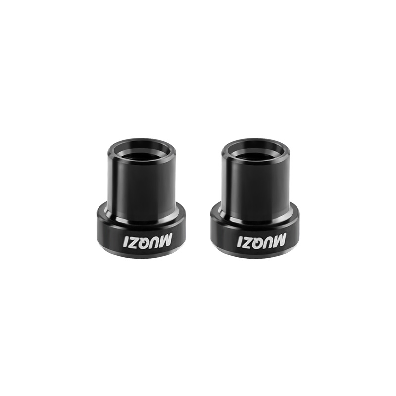 MUQZI 2 Stück Titanschraube M5 x 17 mm M5 x 19 mm Fahrradmutter Titanlegierung Vorbauschrauben MTB Rennrad Faltrad Schraubenzubehör: Lila