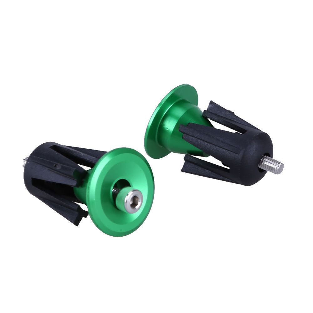 Bouchons de guidon de vélo en alliage d'aluminium, 2 pièces, poignées de bicyclette, accessoires de vélo vtt