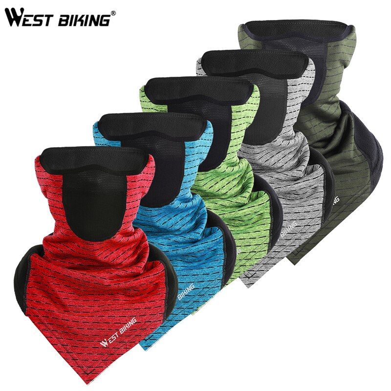 West cycling fietsmasker winter thermische warme sjaal outdoor skimasker hardlopen klimmen snowboard winddicht fleece fietsmasker