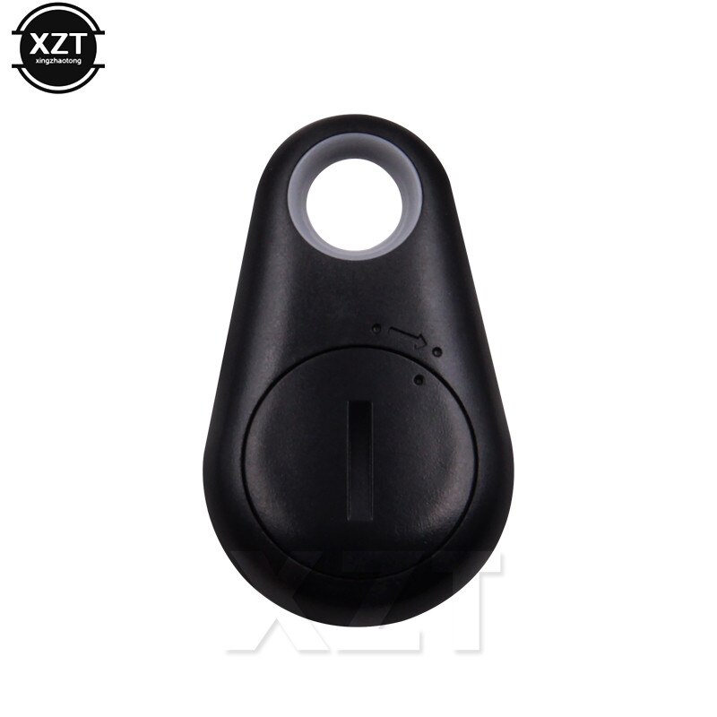Nyckelfinnare bluetooth tracker anti-lost alarm smart tag trådlös barnväska plånbok key tracker locator gps anti lost alarm: Svart