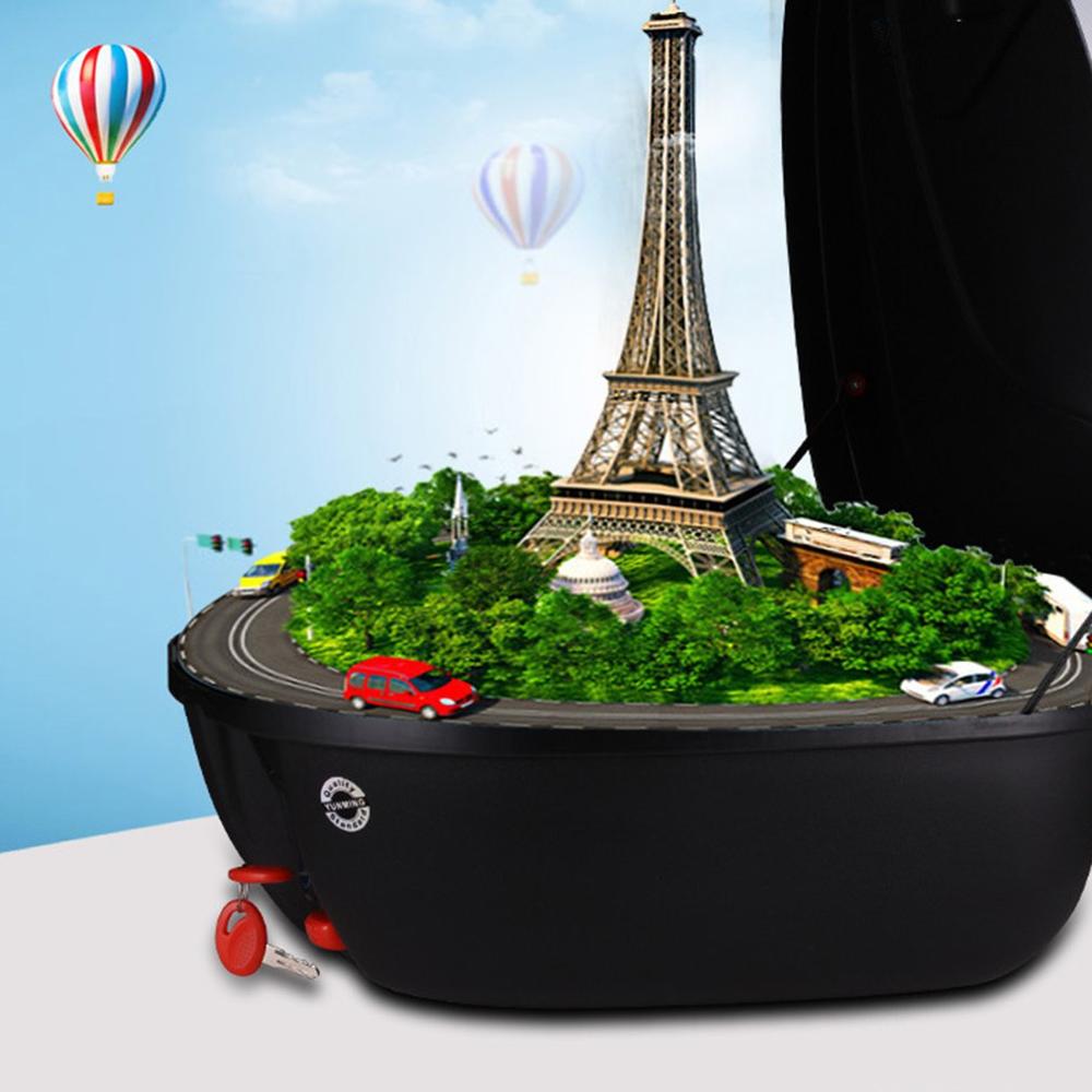 0830 Electric Car Tail Box 125 Motorcycle Trunk Universal Quick Release Battery Car Toolbox Detachable