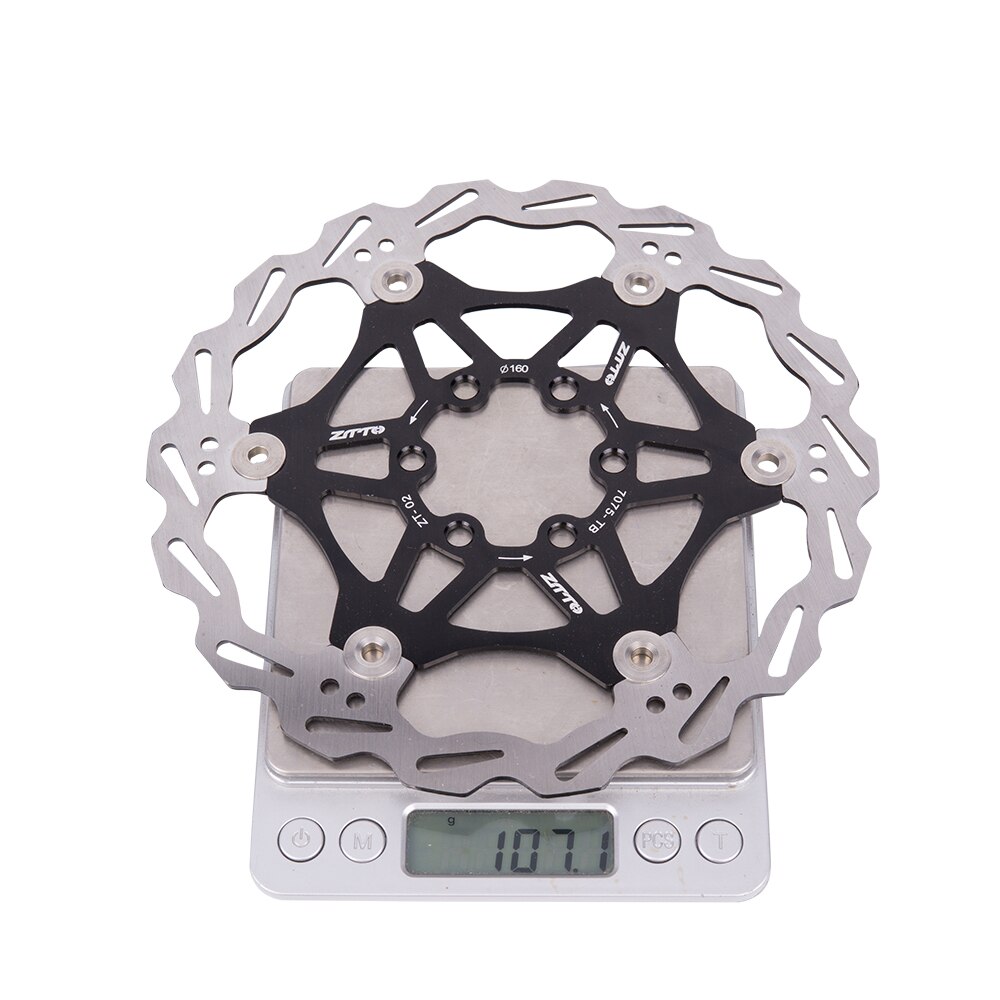 Ztto fiets 160mm 180mm dh rem zwevende rotor roestvrij staal mtb fiets schijfrem zwevend gereedschap voor mountainbike racefiets cx
