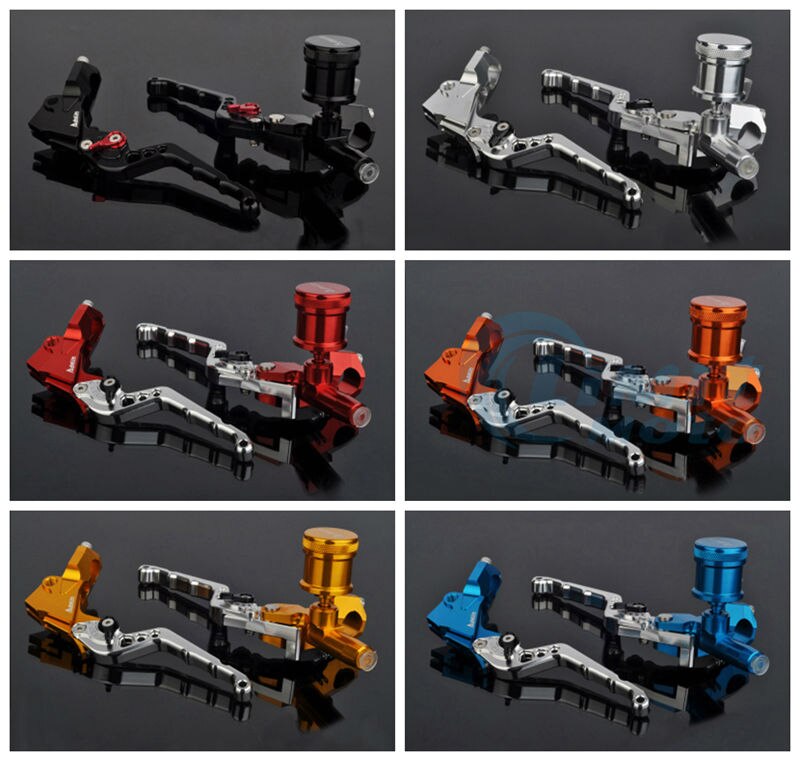 Levier maître cylindre hydraulique universel Adelin, 1 paire, 7/8 &quot;, 6 couleurs, pour frein avant et câble d&#39;embrayage, CNC