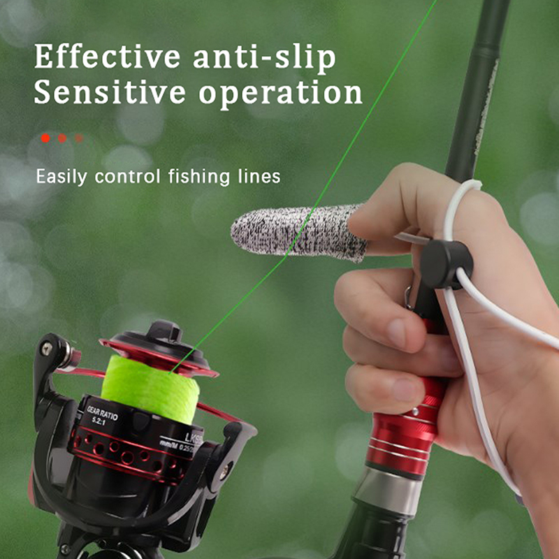 Fishing Gloves Wear Resistant Anti Cutting Single Finger Protective Cover For Outdoor Far Throw Casting Fishing Control Line