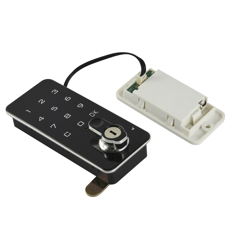 ABS Simple electronic password lock touch screen electronic lock password Lock with key