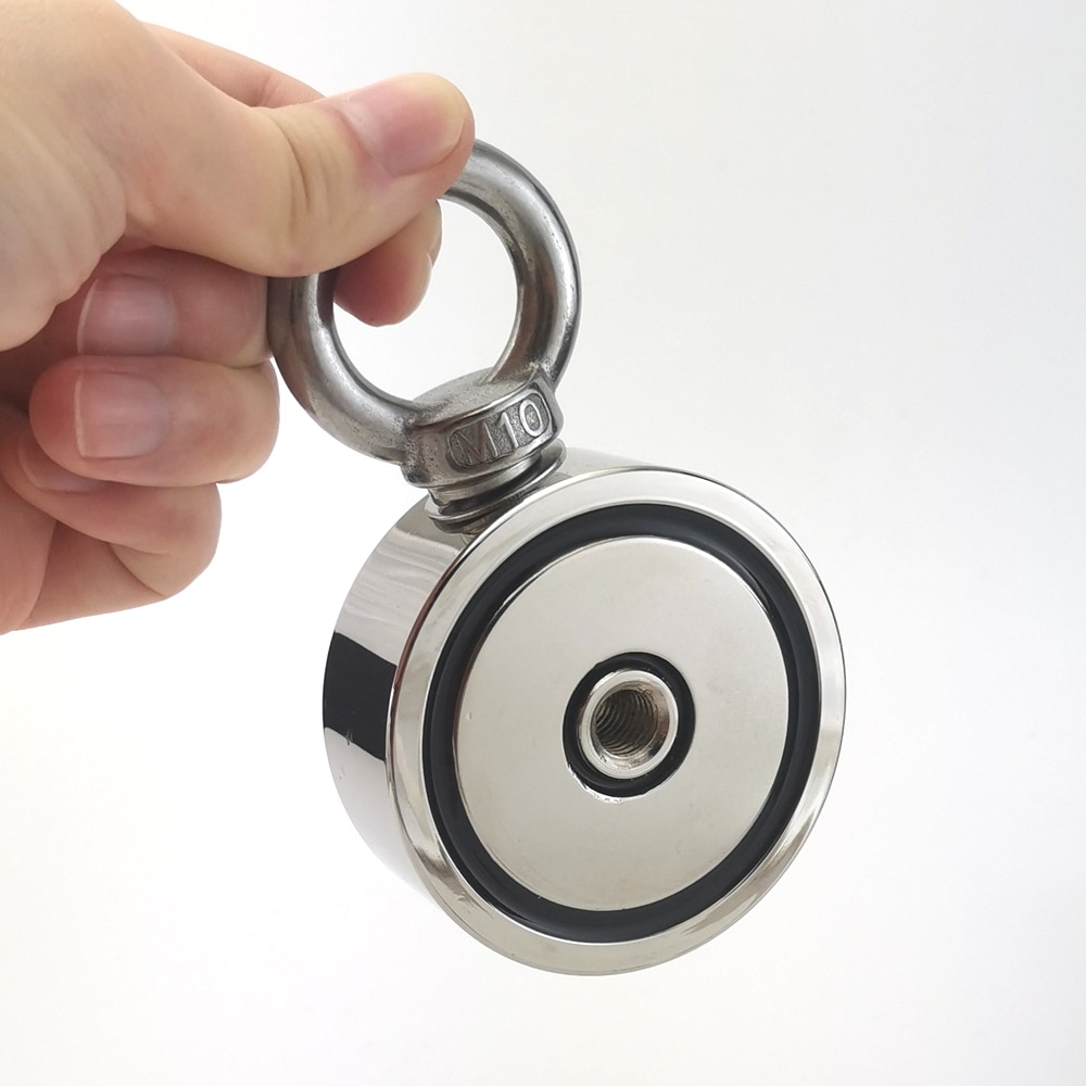 Sterke Neodymium Magneet Dubbele Kant Zoeken Magneet Haak D48 - D94 * 28 Mm Super Power Salvage Vissen Magnetische Stell bekerhouder