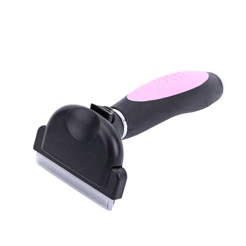 Peines para pelo de perro Furmins, accesorios de aseo para gatos, recortador de pelo de mascota automático, peines para mascotas de gatos, furmins: Rosa / L