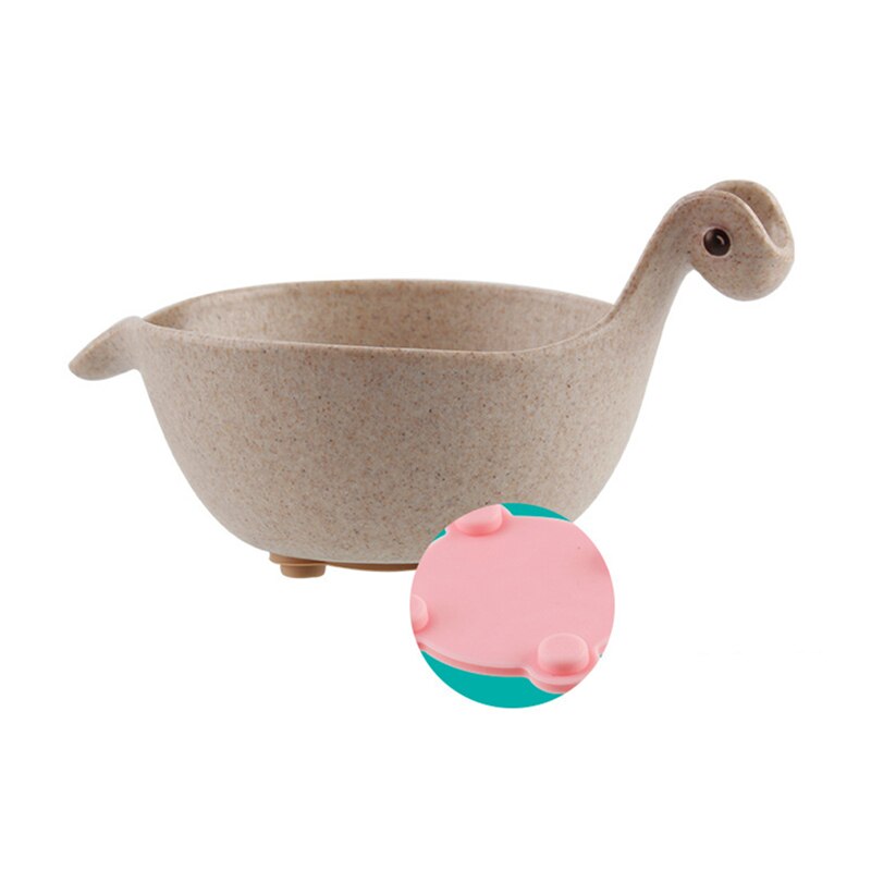 Baby peuter voerbak schattige draak kind eetkom baby anti-verbrandingskom baby soep anti-verbrandingsrijstkom