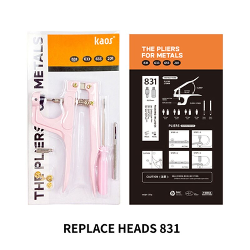 Set Snap Fasteners Kit Metalen Knop Snaps Met Fastener Snap Tang Meerdere Kleur Snaps Voor Kleding, Boek Puncher: 831