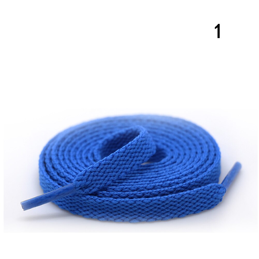Kleurrijke Breed Van Platte Schoenveters Schoenveters Voor Sneakers Sportschoenen 24 Kleur 150Cm 1 Paar Gekleurde Wandelschoenen veters Strings: Sky Blue