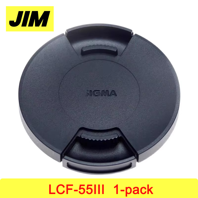 2- pakning opprinnelig lcf -55 iii linsedeksel til sigma 55mm frontbeskyttelsesdeksel 17 f/ 4 24 f 1.4 3.5 56 f /45 90 2.8 18-50 55mm objektiv: Svart