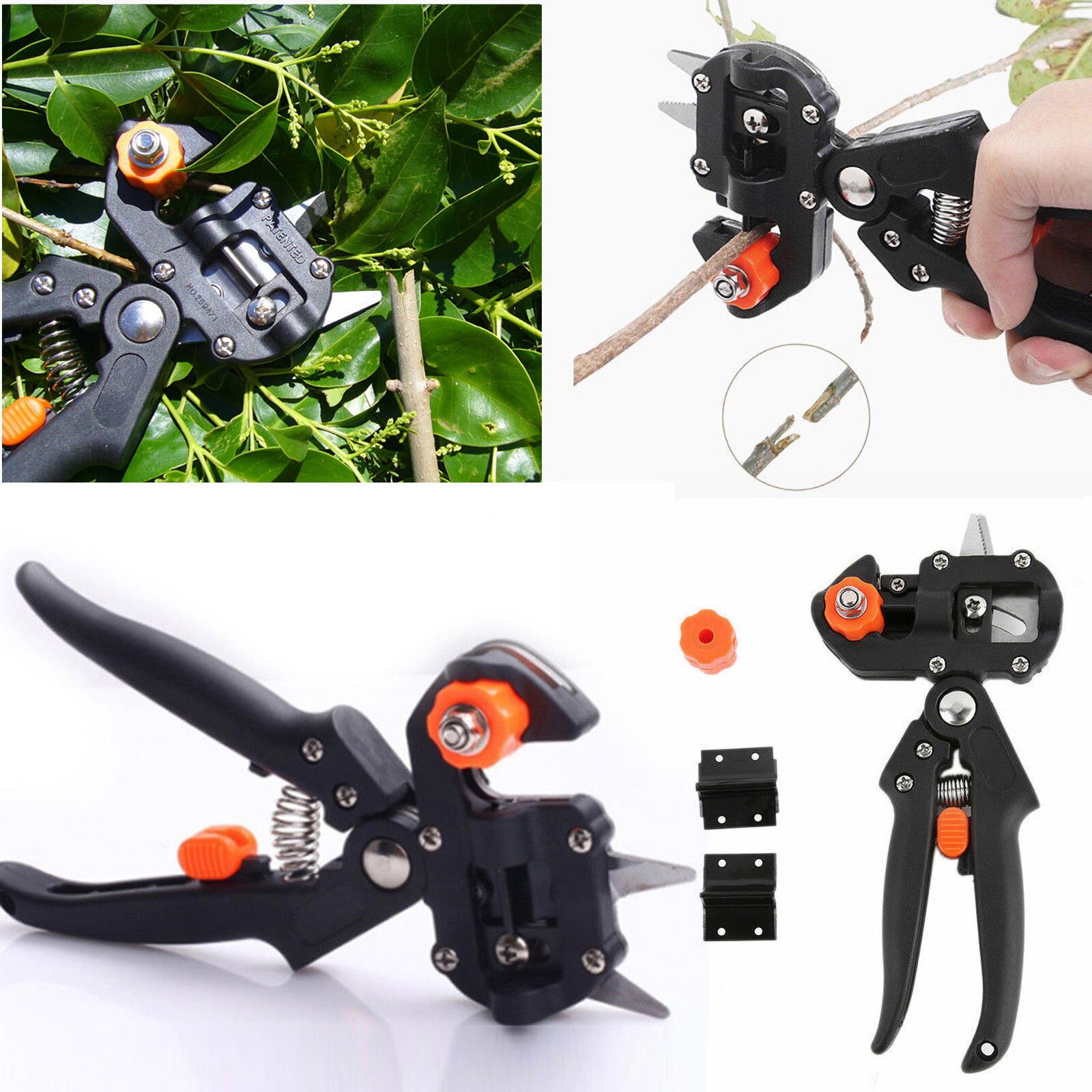Plant Cut Nursery Garden Branch Cutter Scissor Shear Floristry Grape Secateur Fruit Tree Pruner Pruning Vine Seedle Graft Tool