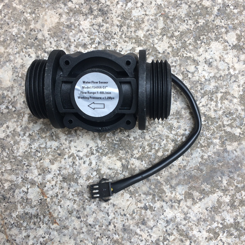 Débitmètre d'eau capteur de débit compteur indicateur interrupteur jauge débitmètre + affichage numérique LCD gamme de contrôleur 0.1-9999L G1 "DN25