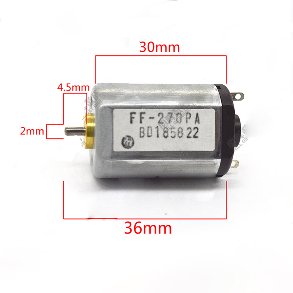 Micro FF-270PA DC Electric motor DC 3V 5V 6V 8000RPM-10000RPM high speed motor diy manual small Toy Model Accessories
