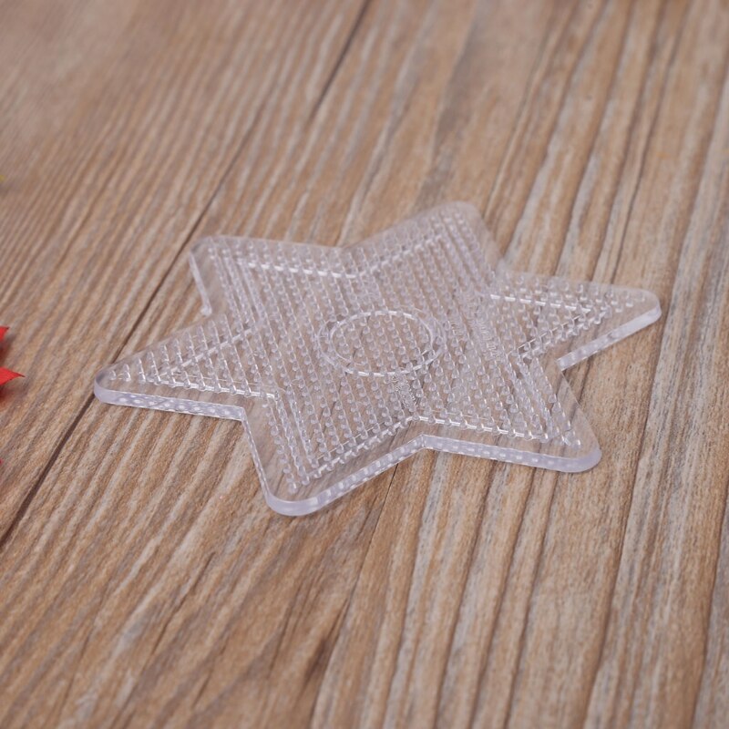 4Pcs Diy Transparent Shape Puzzle Template For 2.6mm Hama Beads Perler Beads Q6PD