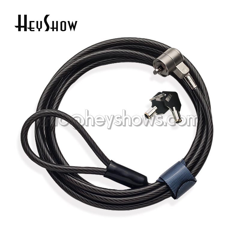 Steel Wire Laptop Key Lock Computer Anti Theft Chain Cable Protections Notebook Security Rope 200 MM Cord Long 5 MM Diameter