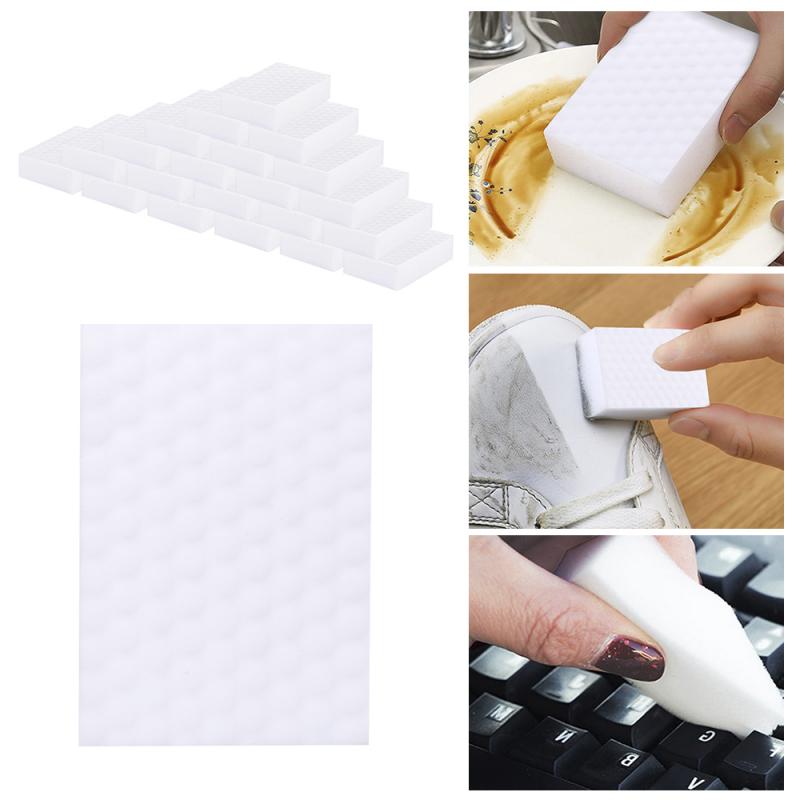 Goma mágica de espuma para limpieza del hogar, Nano esponjas para baño, cocina, accesorios de cocina, 10x7x3cm, 20 Uds.