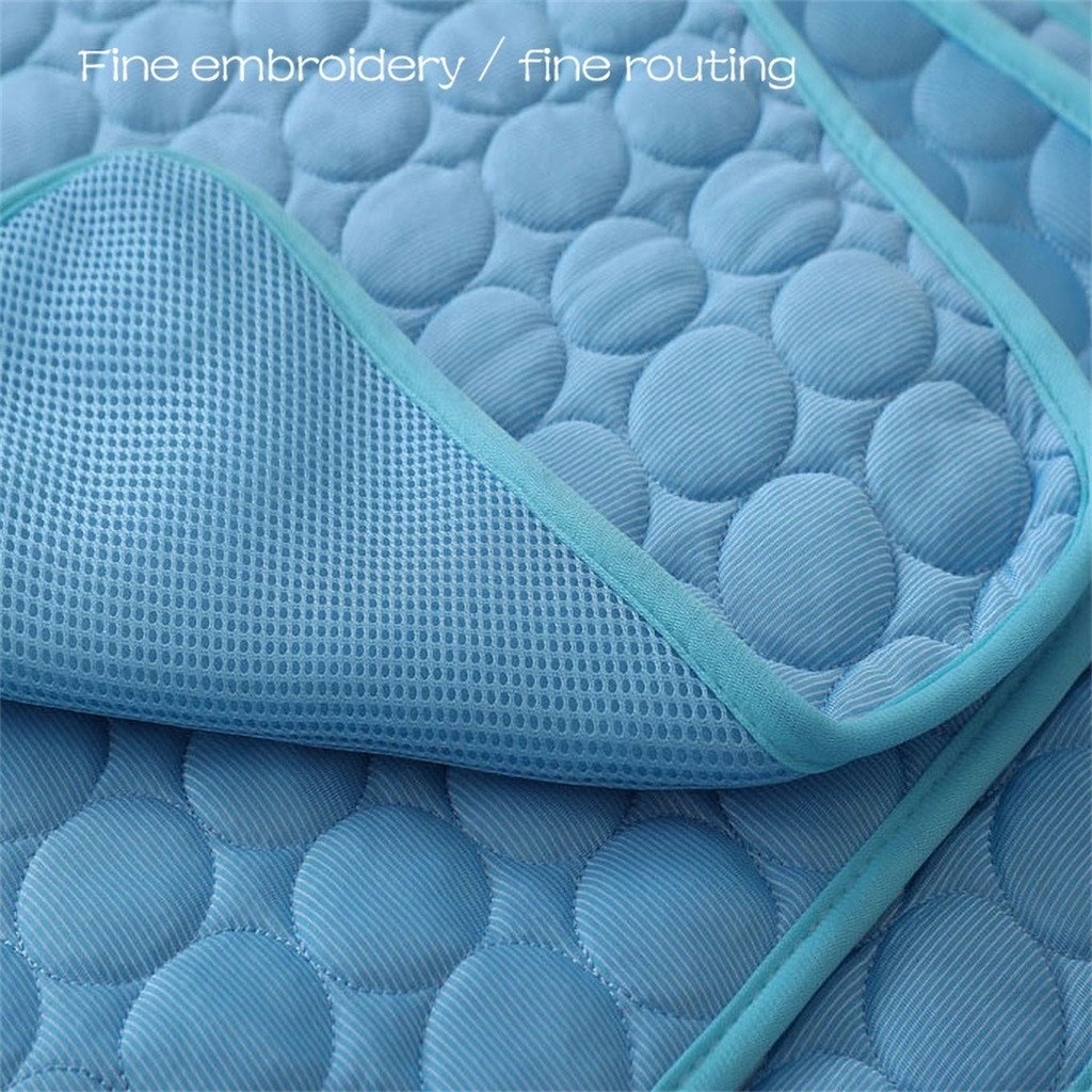 Cooling Mat For Dogs Pet Cat Chilly Non-Toxic Summer Cool Bed Pad Cushion Indoor Pet Summer Bed лежанка для собак#GH