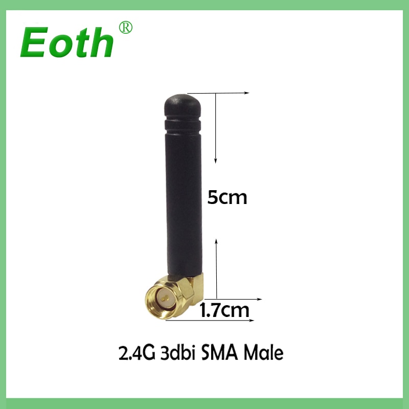 2.4Ghz antenna wifi 2~3dbi SMA male 2.4G antena wi fi antenne Zigbee Small Size aerial + PCI U.FL IPX to RP-SMA Pigtail Cable