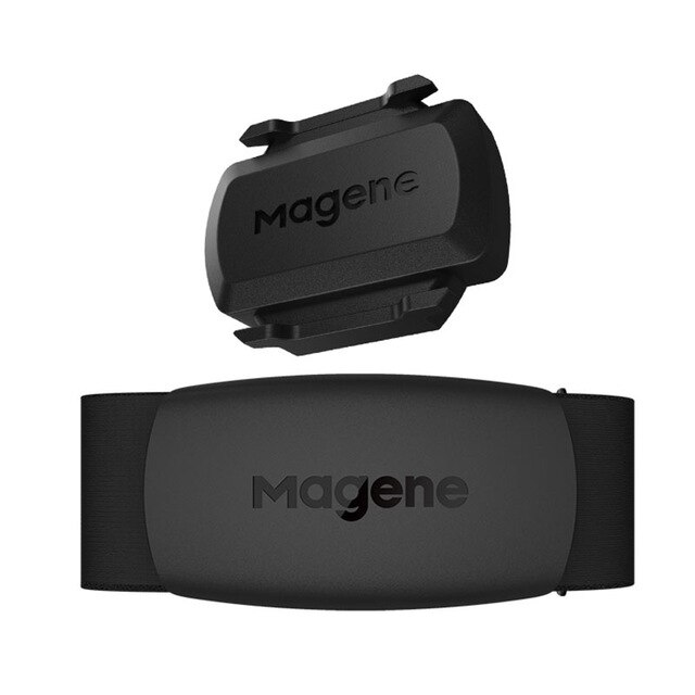 Original Magene S3 vitesse Cadence ANT + Bluetooth Strava iGPSPORT Garmin Bryton vélo ordinateur capteur HRM-H64 et boîte: H64 and S3 1pc