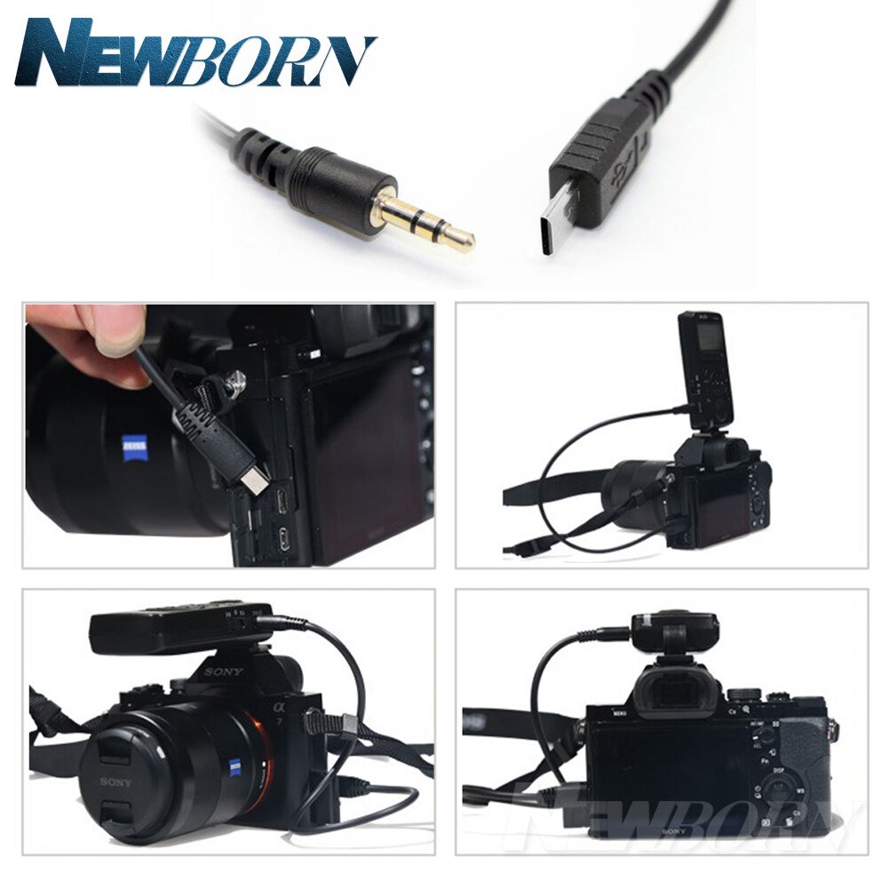 2.5mm-S2 Afstandsbediening Sluiter Connect Kabel Cord Voor Sony A58 A7R A7 A7II A7RII A7SII A7S A6000 A5000 a5100 A3000 A6300