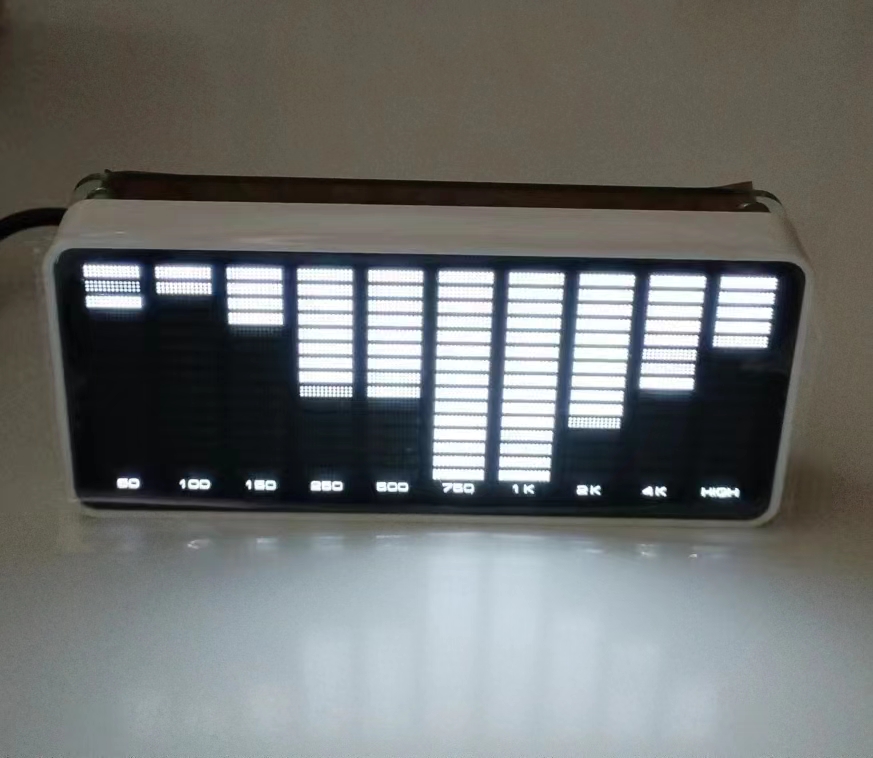 LINK1 AK1016 LED indicator Audio Music spectrum VU Meter Stereo Amplifier Board Adjustable light Speed Board