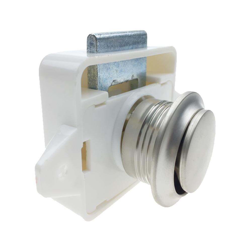5PCS Camper Car Push Lock RV Caravan Boat Motor Home Office Cabinet Drawer Latch Button Locks For Furniture Hardware