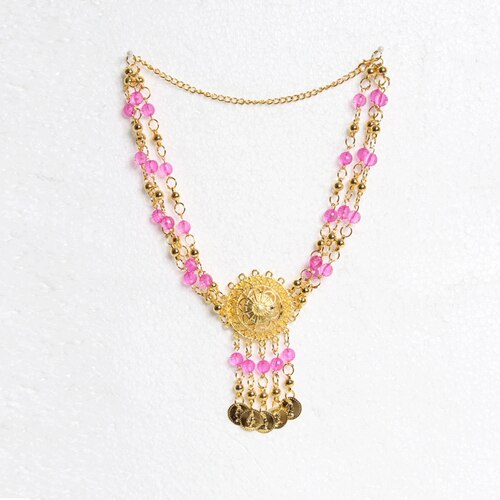 Bollywood sieraden voor dans hoofdtooi gouden ketting indiase accessoires ketting