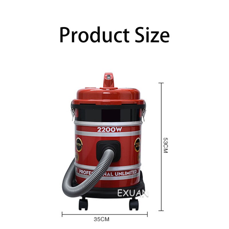 Car household super suction vacuum cleaner / High-power portable bucket carpet vacuum cleaner / Dry vacuum cleaner