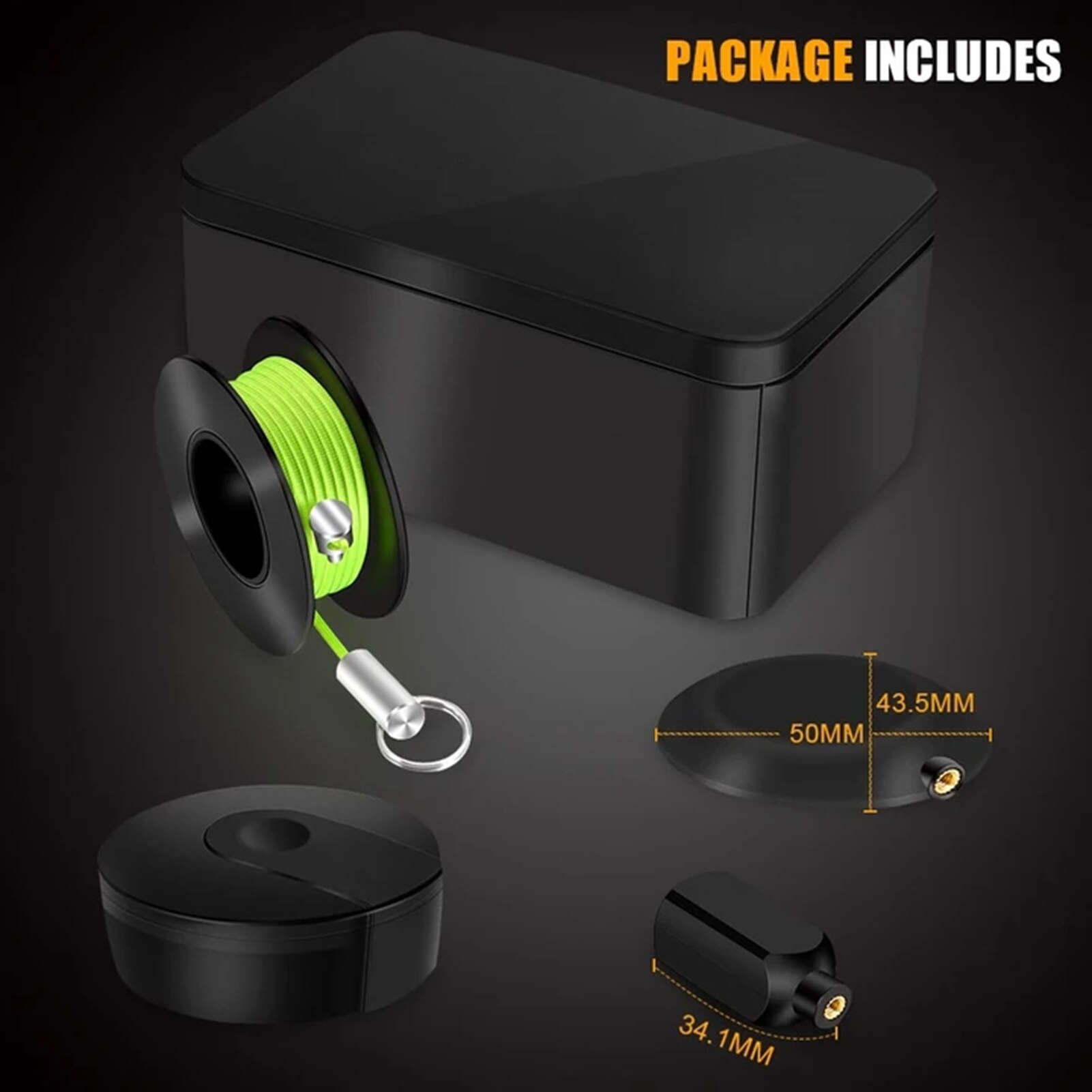 Wiremag Puller Set Fish Tape Wire Magnetic Cable Fishing Tools Father's Day Office and Garden Repair Wire Fishing Lad