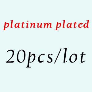 20/50/100pcs gold plated platinum plated wire guardian wire protector for jewelry making 4x5mm hole:1mm: platinum p 20pcs