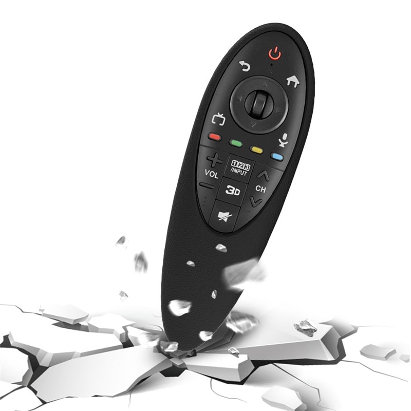 Deksel til lg en -MR500 beskyttende silikon 3d smart tv magisk fjernkontrollveske med snor fleksibel støtsikker sikai til  MR500