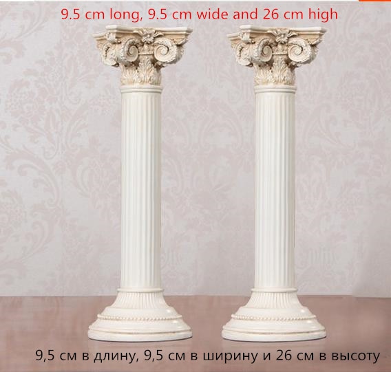 European retro Roman column model crafts, home accessories, resin furnishings, shooting props