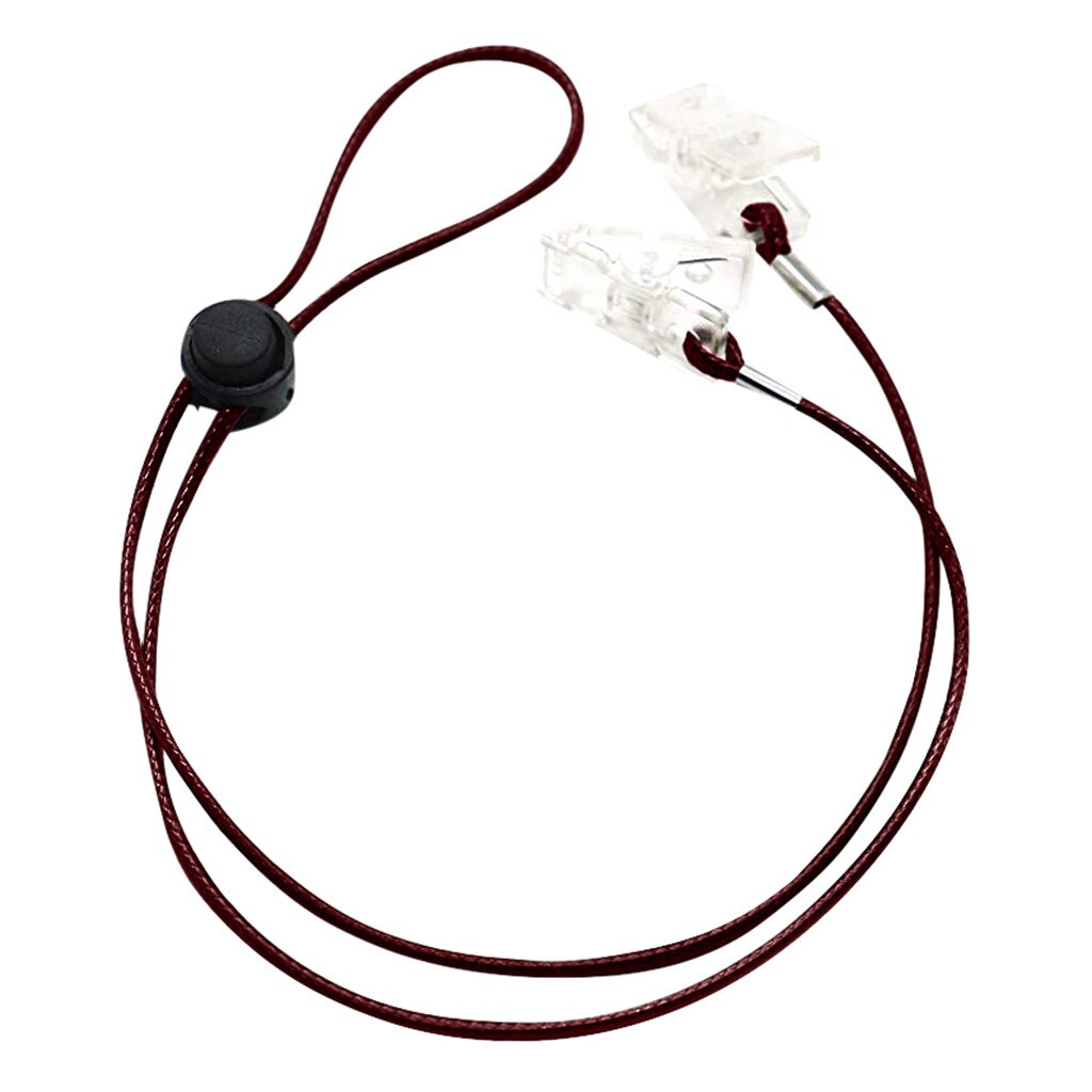 Cordão de máscara facial ajustável acessível & conveniente descanso máscara de segurança & suporte de orelha corda pescoço pendurado sujeta mascarillas salvaorejas