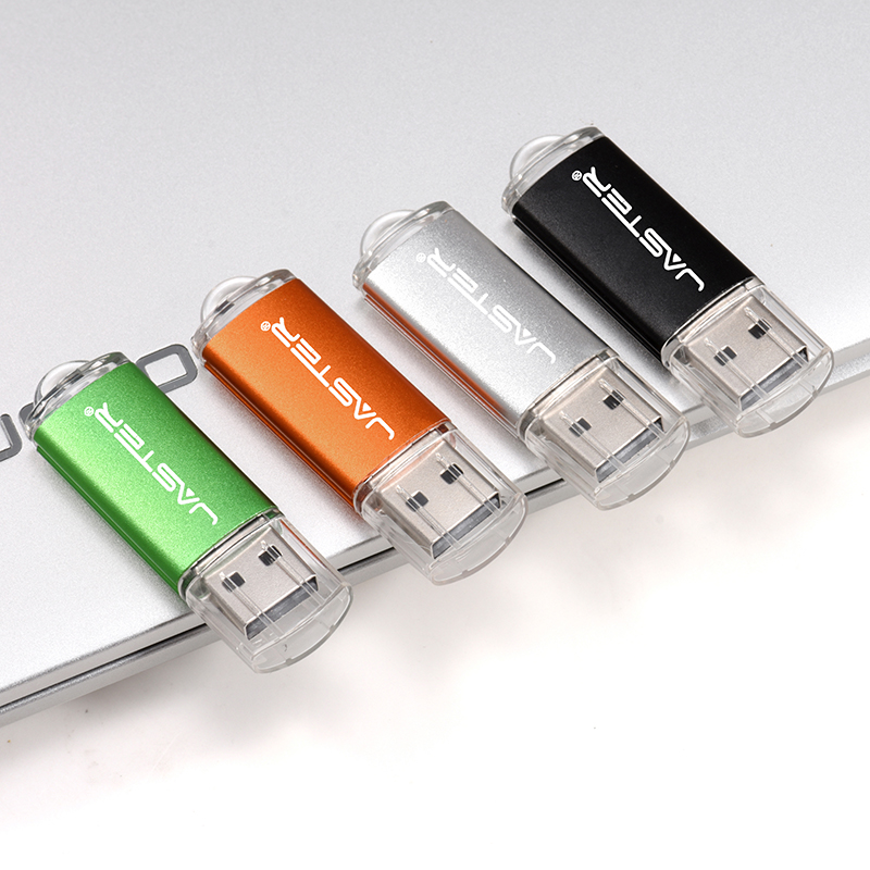 JASTER Szybki pendrive USB 2.0 Mini plastikowy pendrive 128M 4GB 16GB 32GB 64GB 128GB Z brelokiem do kluczy Pamięć pendrive